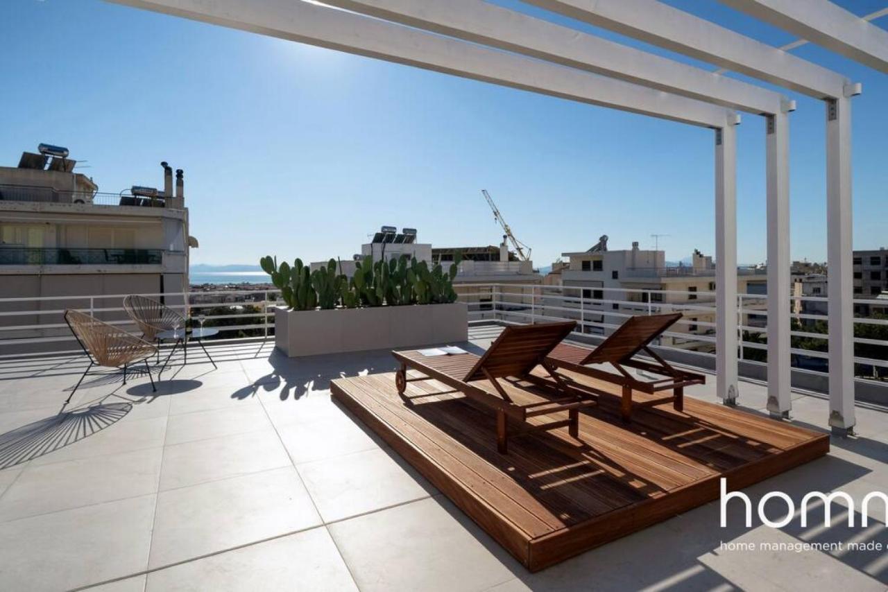 شقة أثينا  في Brand New Homm Penthouse In Ano Glyfada, Dilou المظهر الخارجي الصورة