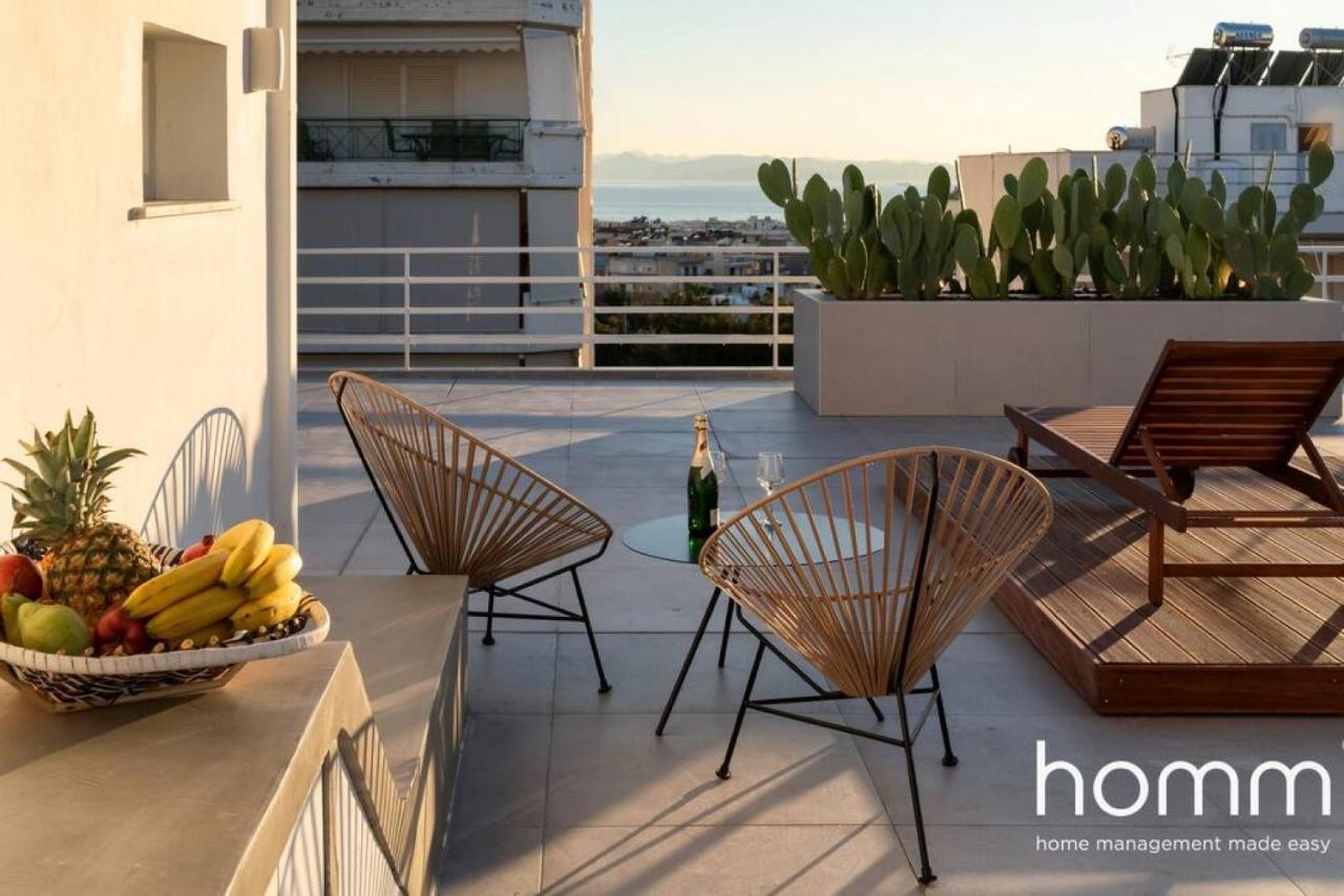 شقة أثينا  في Brand New Homm Penthouse In Ano Glyfada, Dilou المظهر الخارجي الصورة