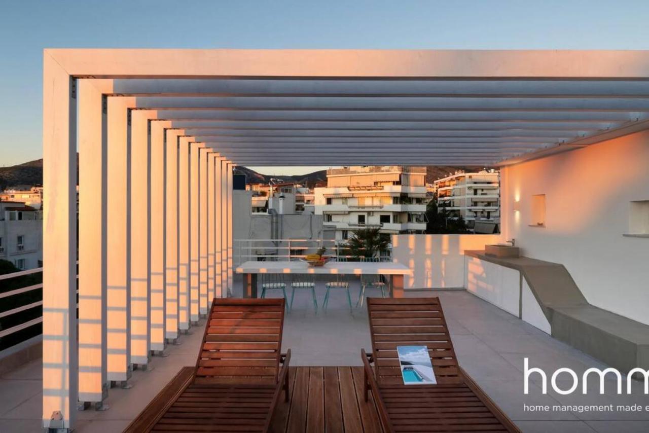 شقة أثينا  في Brand New Homm Penthouse In Ano Glyfada, Dilou المظهر الخارجي الصورة