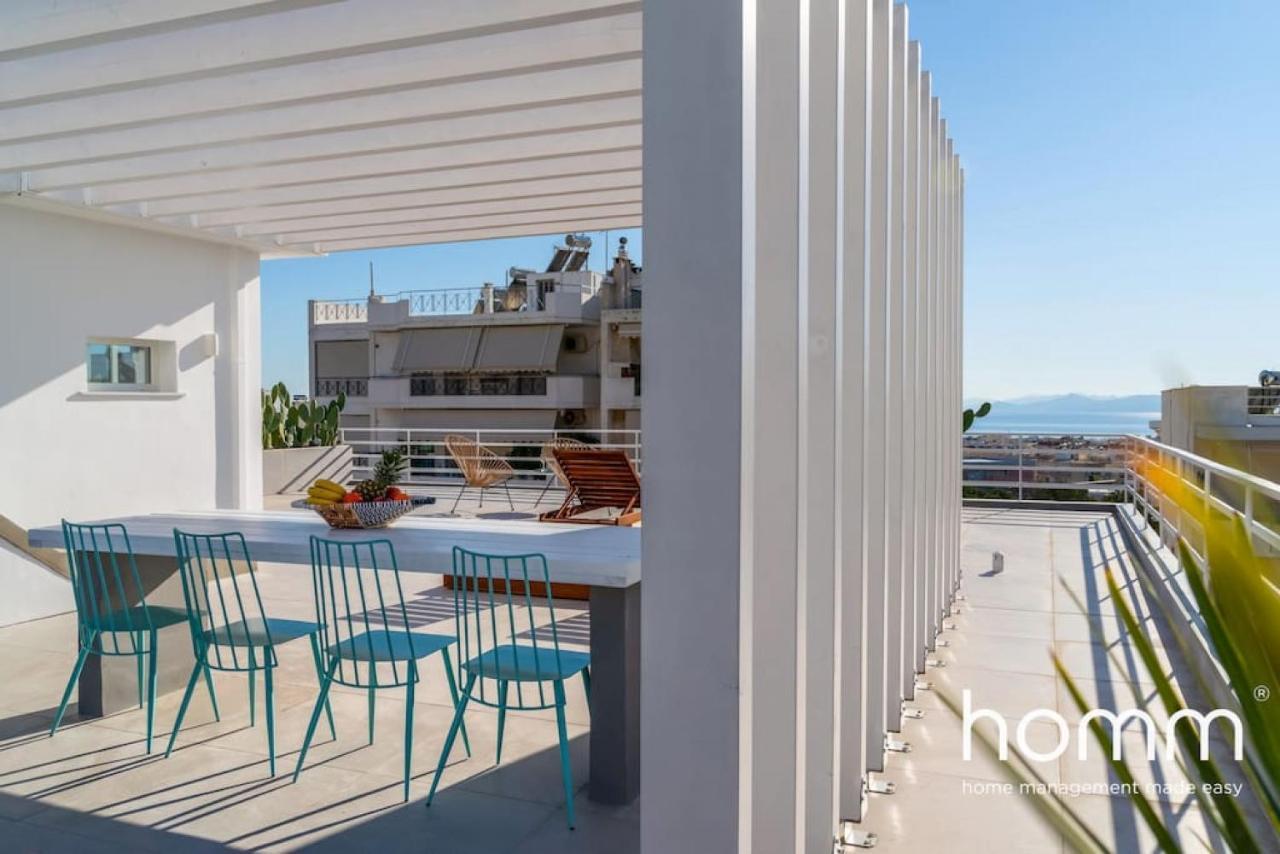 شقة أثينا  في Brand New Homm Penthouse In Ano Glyfada, Dilou المظهر الخارجي الصورة