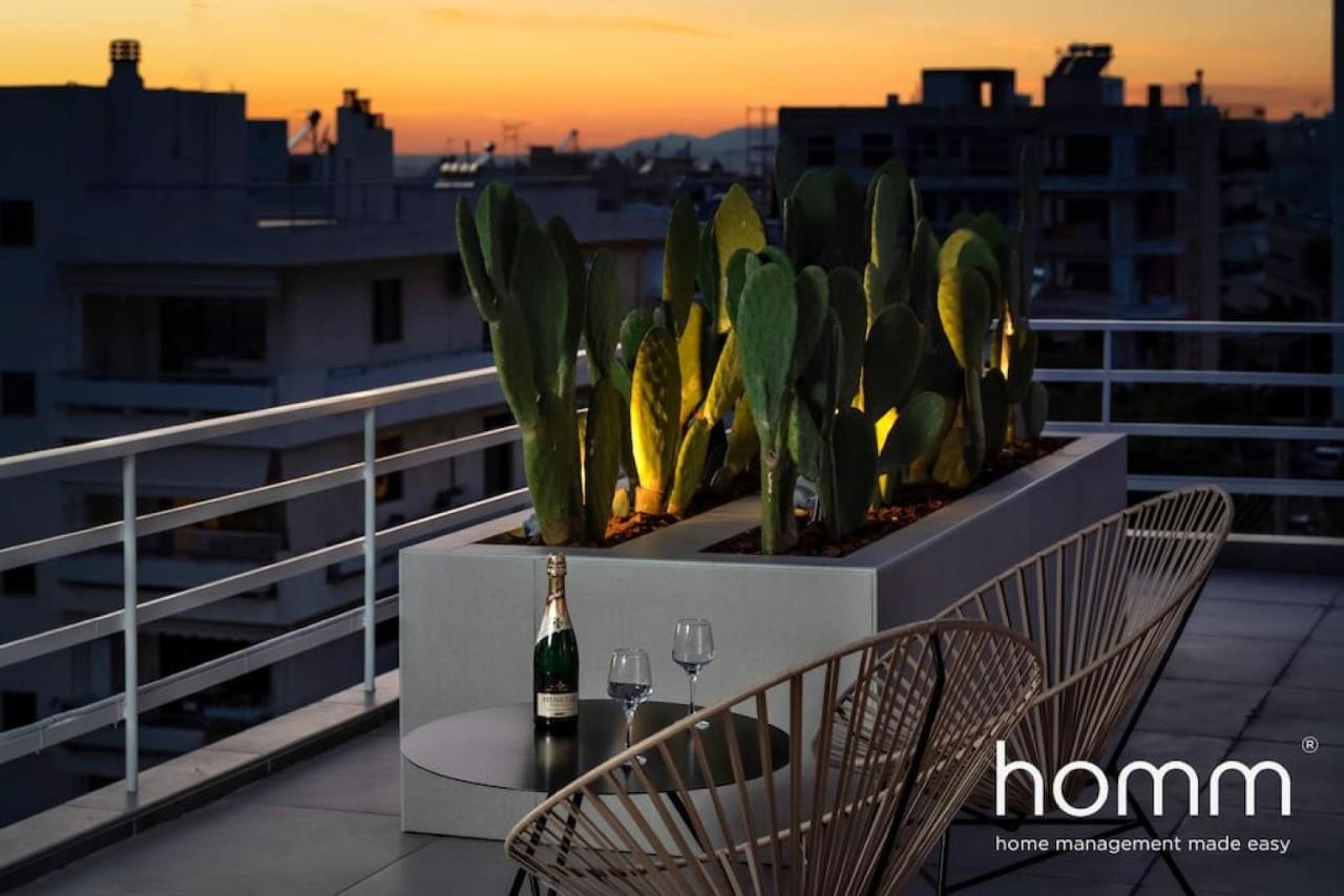 شقة أثينا  في Brand New Homm Penthouse In Ano Glyfada, Dilou المظهر الخارجي الصورة