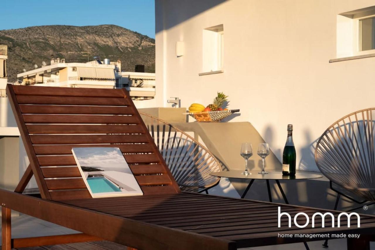 شقة أثينا  في Brand New Homm Penthouse In Ano Glyfada, Dilou المظهر الخارجي الصورة