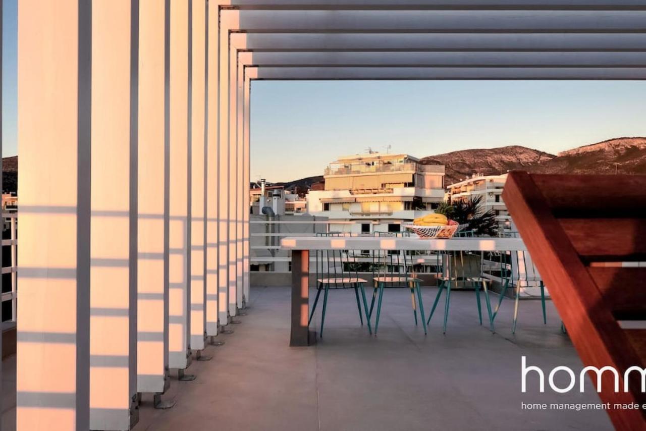 شقة أثينا  في Brand New Homm Penthouse In Ano Glyfada, Dilou المظهر الخارجي الصورة
