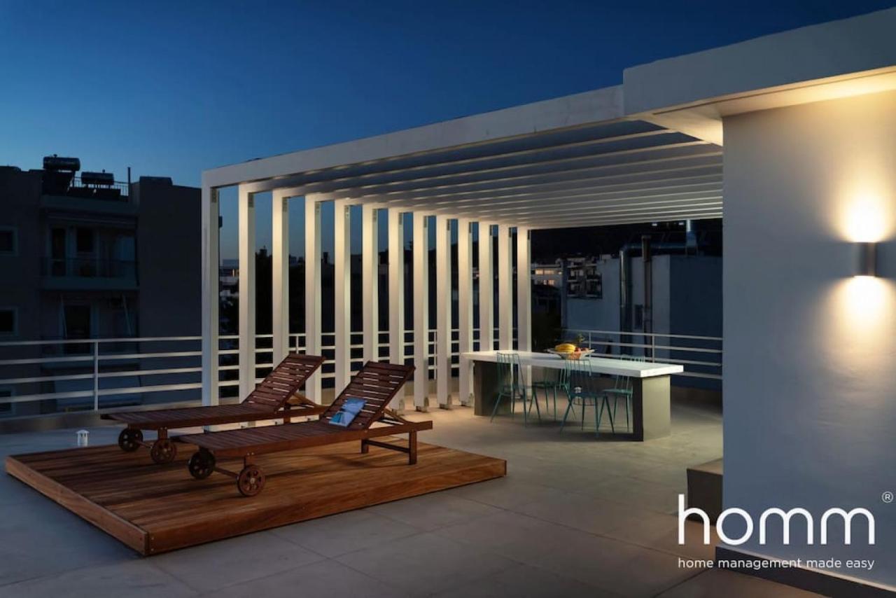 شقة أثينا  في Brand New Homm Penthouse In Ano Glyfada, Dilou المظهر الخارجي الصورة