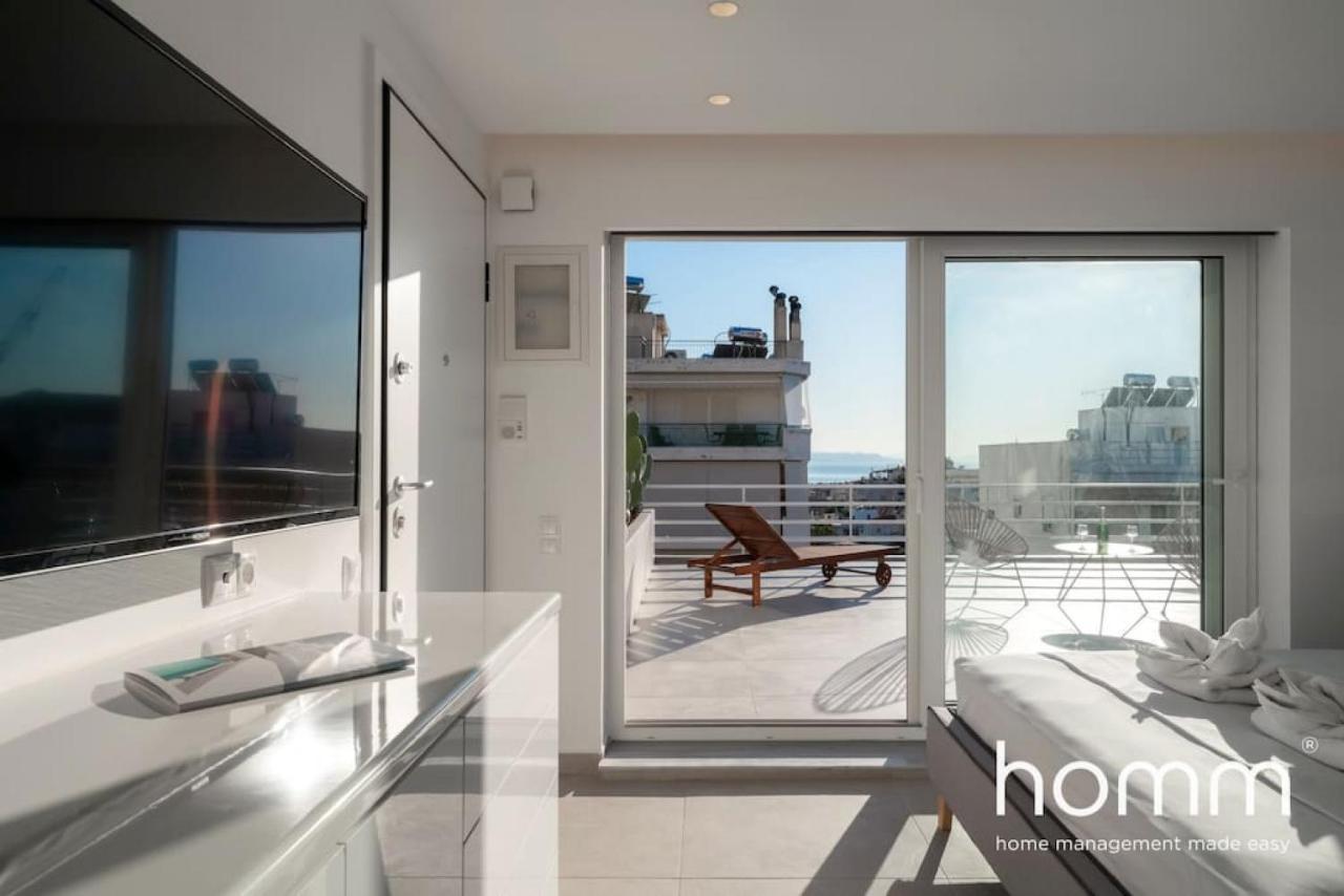شقة أثينا  في Brand New Homm Penthouse In Ano Glyfada, Dilou المظهر الخارجي الصورة