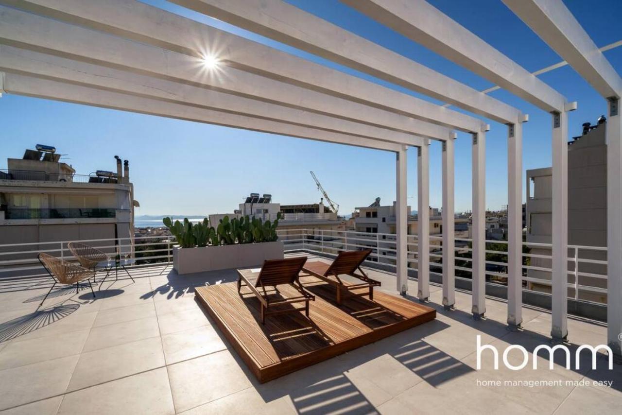 شقة أثينا  في Brand New Homm Penthouse In Ano Glyfada, Dilou المظهر الخارجي الصورة